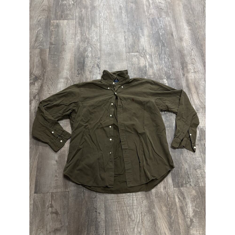 Ralph Lauren Button Up Green Size XL